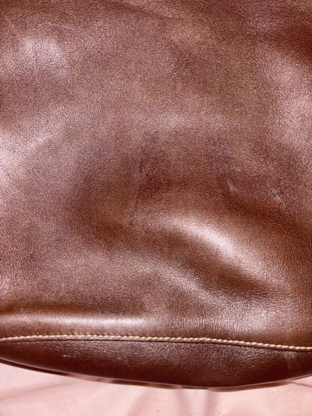 Coach Leather Crossbody Bag - Brown